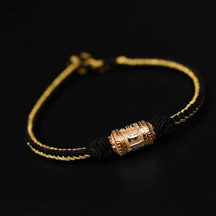 Tibetan Mantra Bracelet – Sacred Knot Jewelry for Luck, Protection & Positive Energy