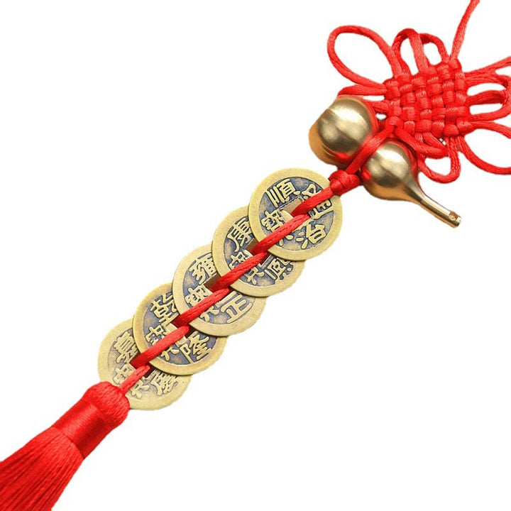 Feng Shui Brass Gourd – Wu Lou Charm for Health, Luck & Protection Description