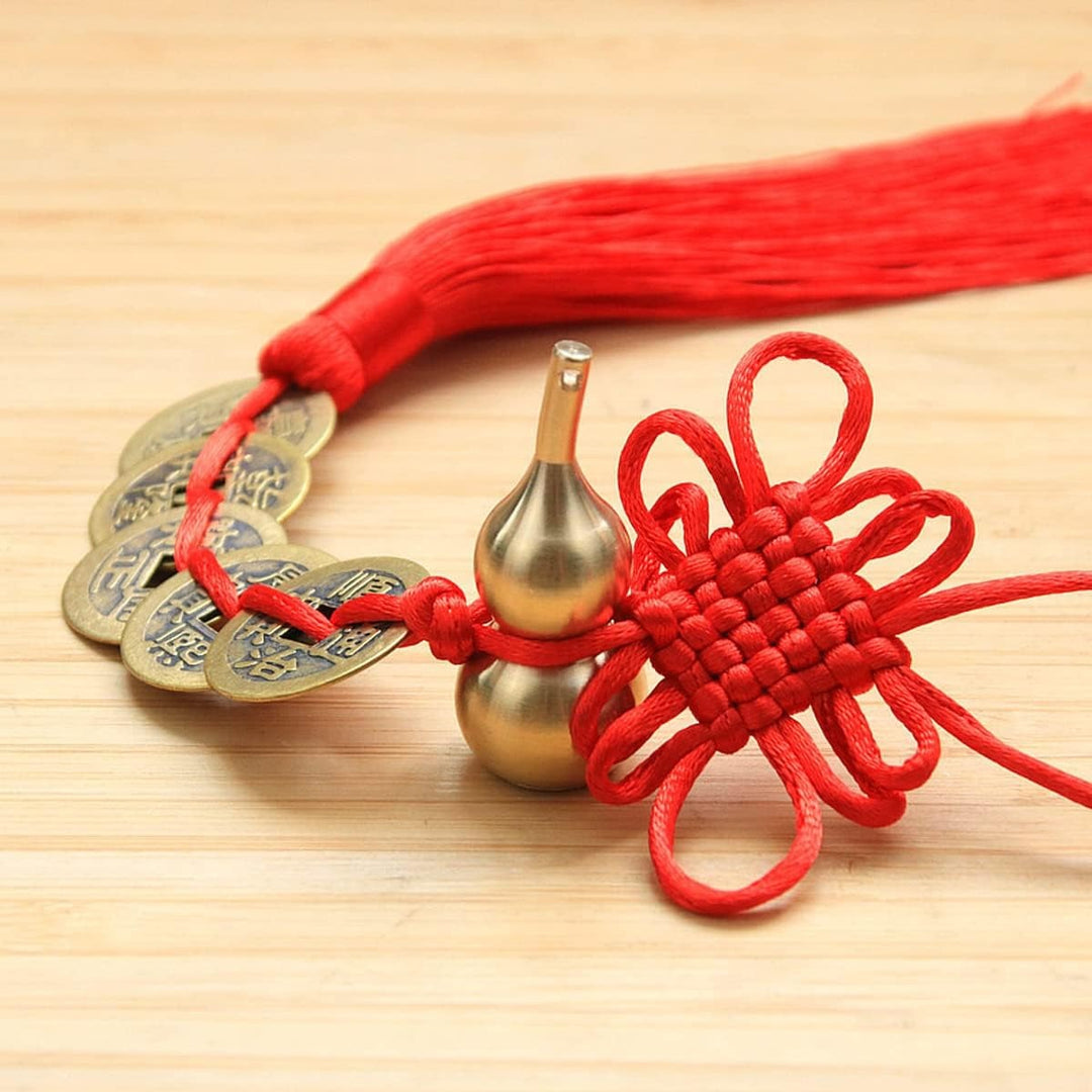 Feng Shui Brass Gourd – Wu Lou Charm for Health, Luck & Protection Description