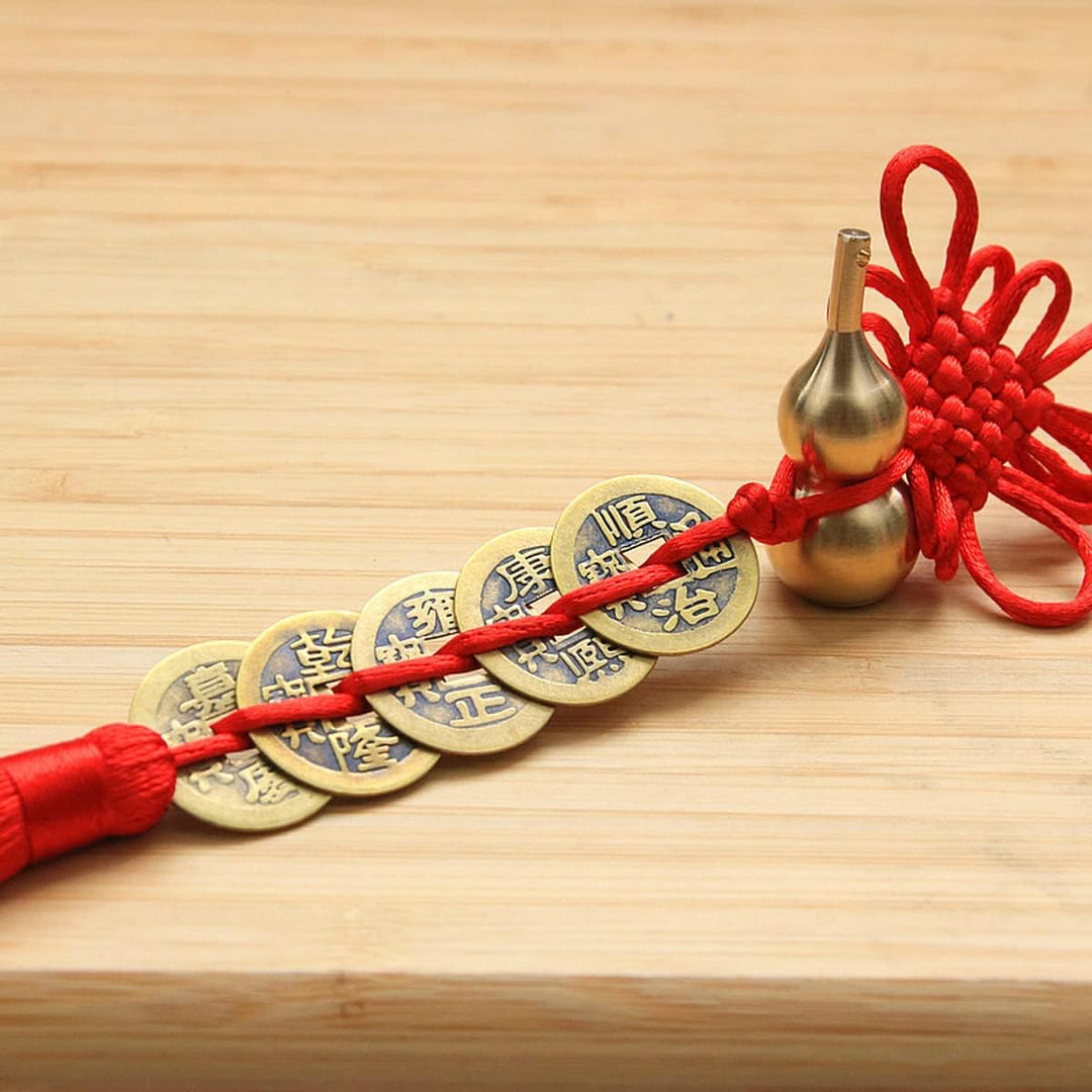 Feng Shui Brass Gourd – Wu Lou Charm for Health, Luck & Protection Description