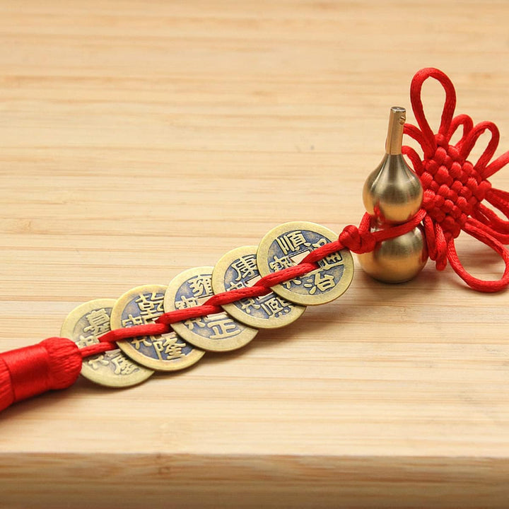 Feng Shui Brass Gourd – Wu Lou Charm for Health, Luck & Protection Description
