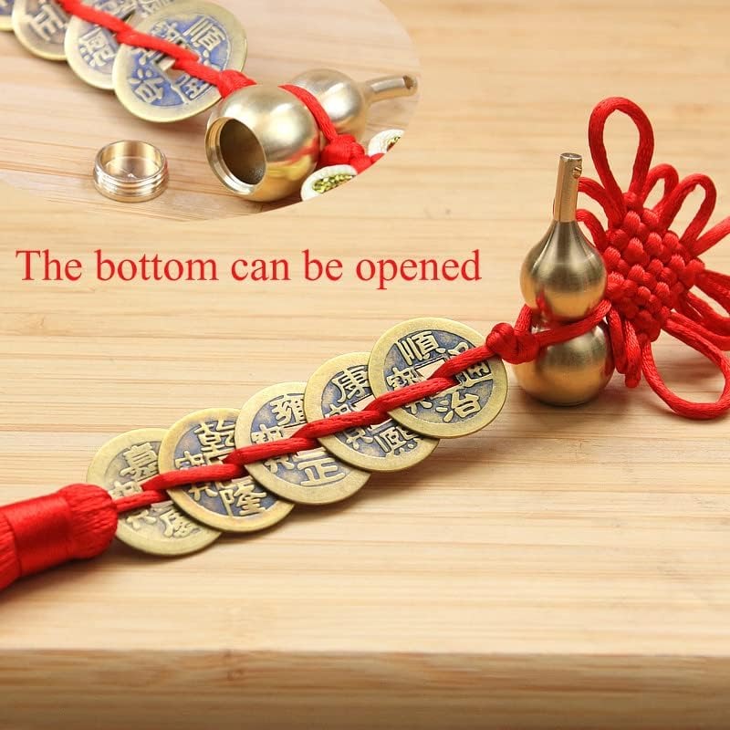 Feng Shui Brass Gourd – Wu Lou Charm for Health, Luck & Protection Description