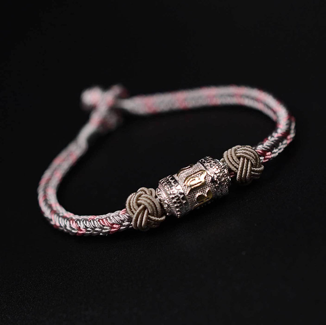 Tibetan Mantra Bracelet – Sacred Knot Jewelry for Luck, Protection & Positive Energy