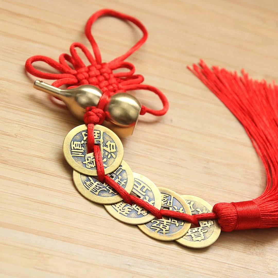 Feng Shui Brass Gourd – Wu Lou Charm for Health, Luck & Protection Description