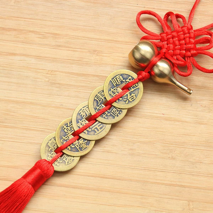 Feng Shui Brass Gourd – Wu Lou Charm for Health, Luck & Protection Description