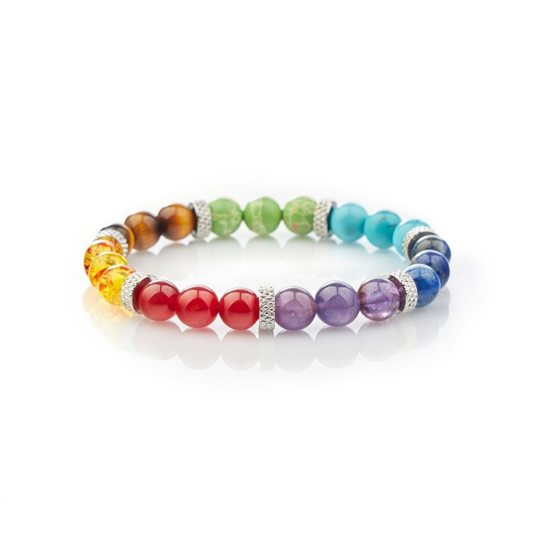 7 Chakra Stones Bracelet – Energy Healing Crystal Jewelry for Balance & Wellness
