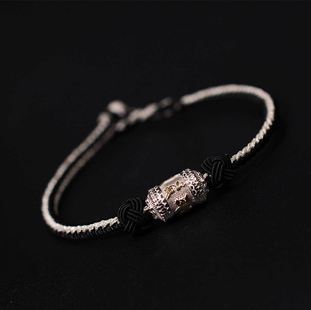 Tibetan Mantra Bracelet – Sacred Knot Jewelry for Luck, Protection & Positive Energy