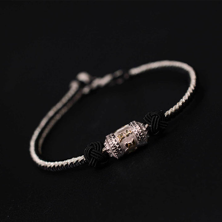 Tibetan Mantra Bracelet – Sacred Knot Jewelry for Luck, Protection & Positive Energy