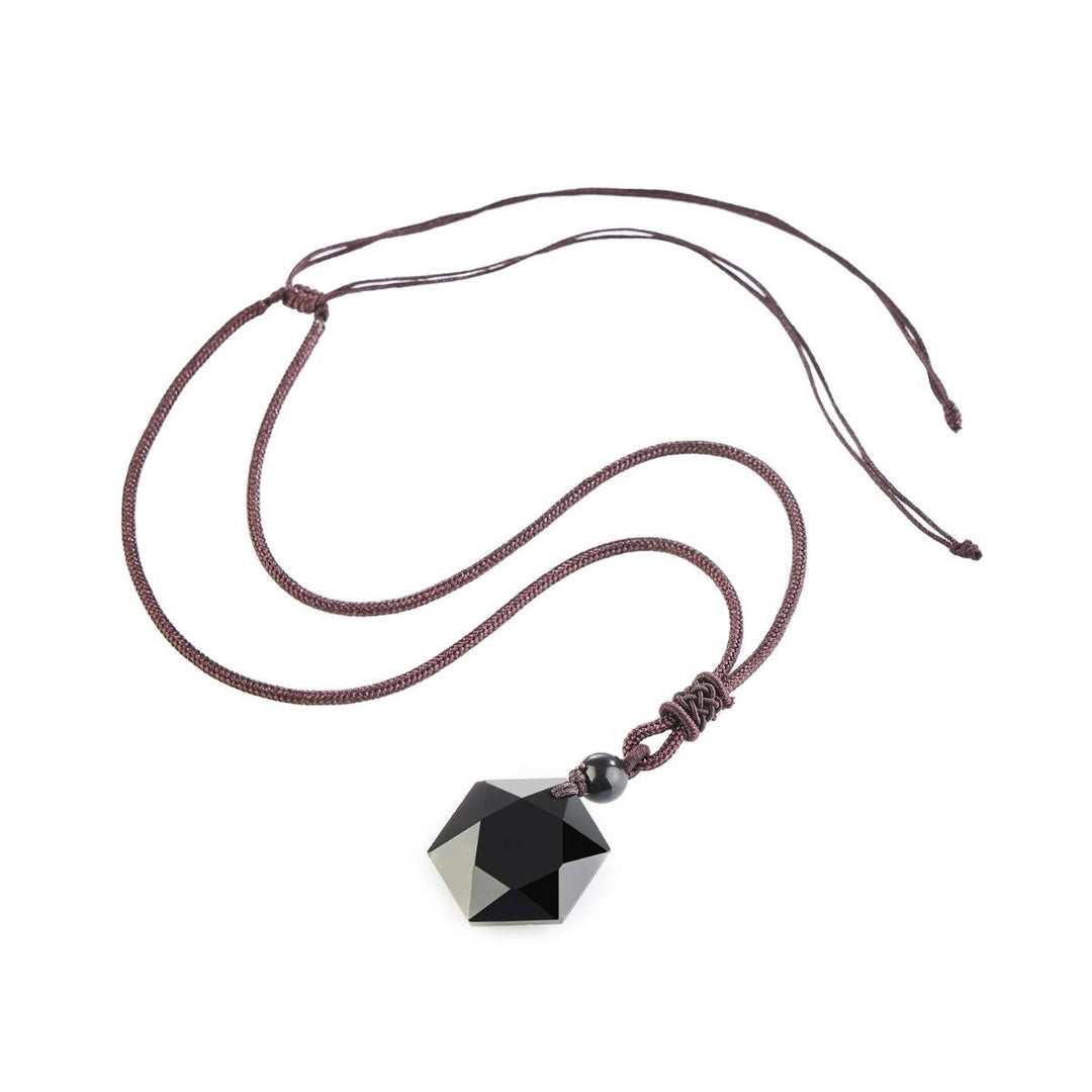 Black Obsidian Talisman – Necklace for Protection & Energy Clearing