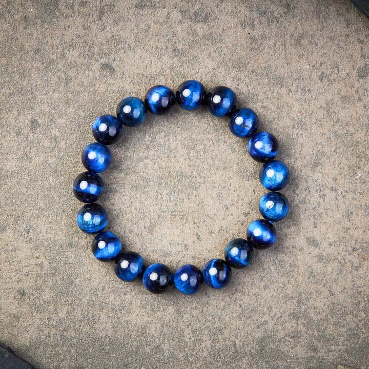 Blue Tiger’s Eye Bracelet – Unlock Confidence, Creativity & Calm