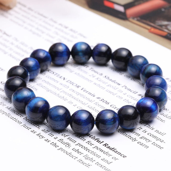 Blue Tiger’s Eye Bracelet – Unlock Confidence, Creativity & Calm