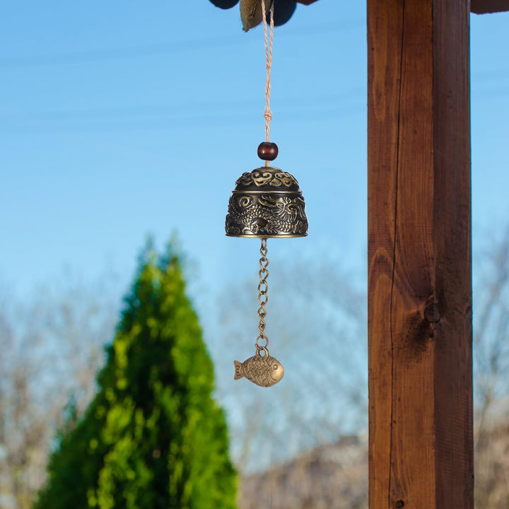 Feng Shui Dragon Wind Chimes – Vintage Good Luck Blessing Bells