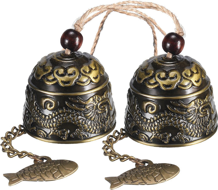 Feng Shui Dragon Wind Chimes – Vintage Good Luck Blessing Bells