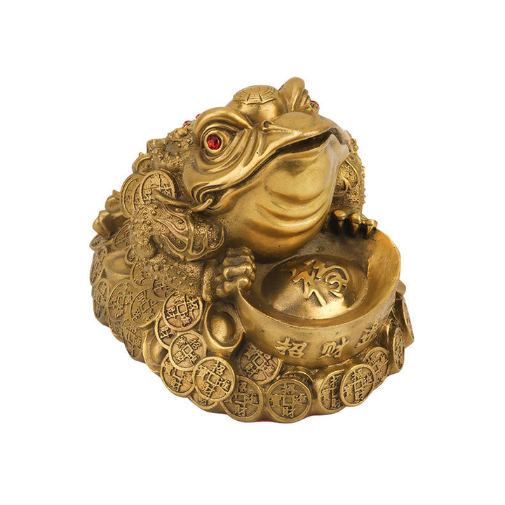 Feng Shui Money Frog – Lucky Wealth Toad Figurine for Prosperity & Protection