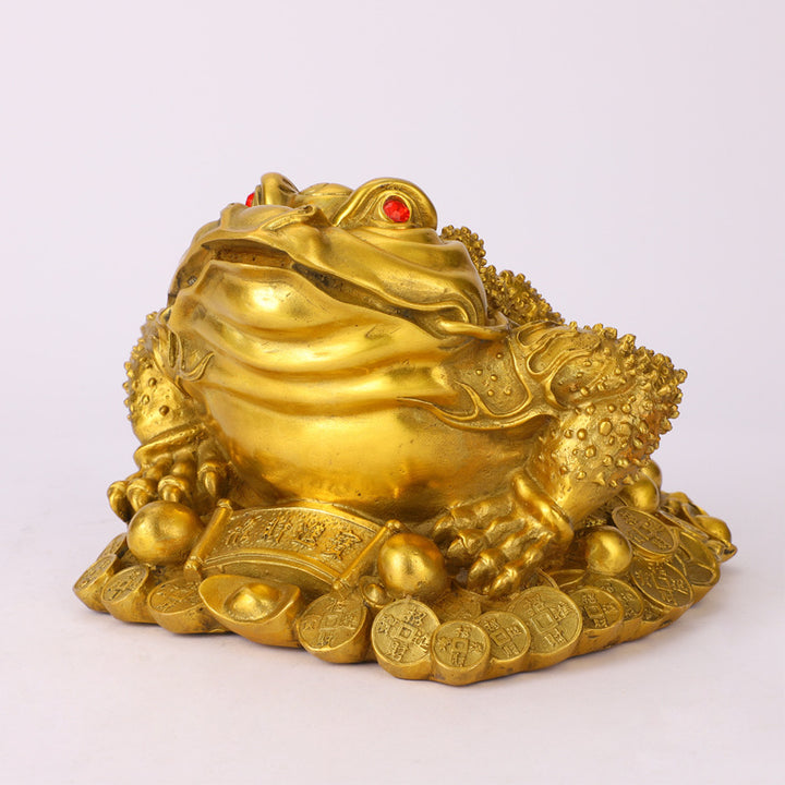 Feng Shui Money Frog – Lucky Wealth Toad Figurine for Prosperity & Protection