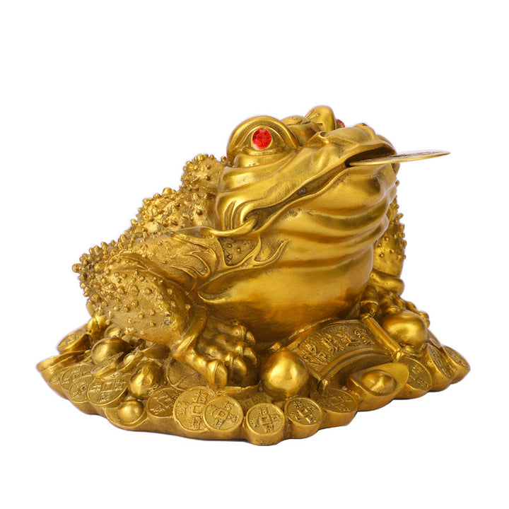 Feng Shui Money Frog – Lucky Wealth Toad Figurine for Prosperity & Protection
