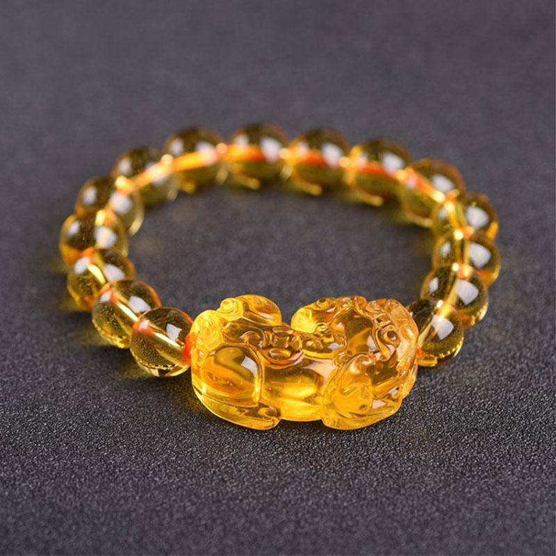 Citrine Pixiu Bracelet – Attract Wealth & Manifest Success