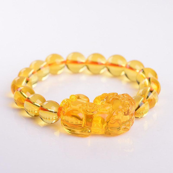 Citrine Pixiu Bracelet – Attract Wealth & Manifest Success