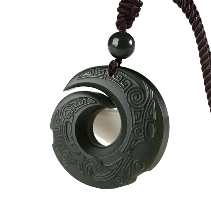 Hetian Jade Pendant Manifesting Necklace – Amplify Your Intentions into Reality