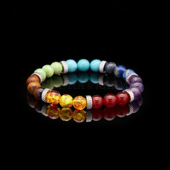 7 Chakra Stones Bracelet – Energy Healing Crystal Jewelry for Balance & Wellness