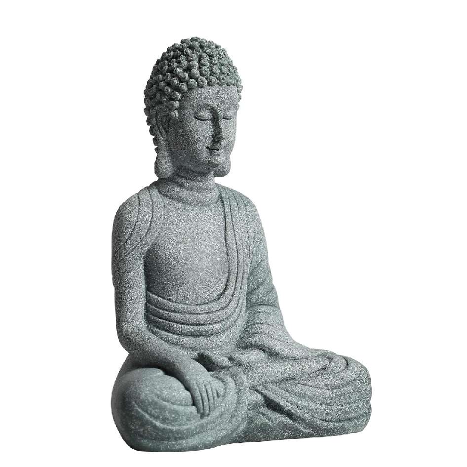 Little Buddha Stone Statue – Meditation Decor for Peace & Mindfulness