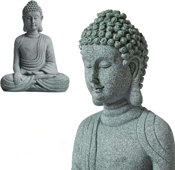 Little Buddha Stone Statue – Meditation Decor for Peace & Mindfulness