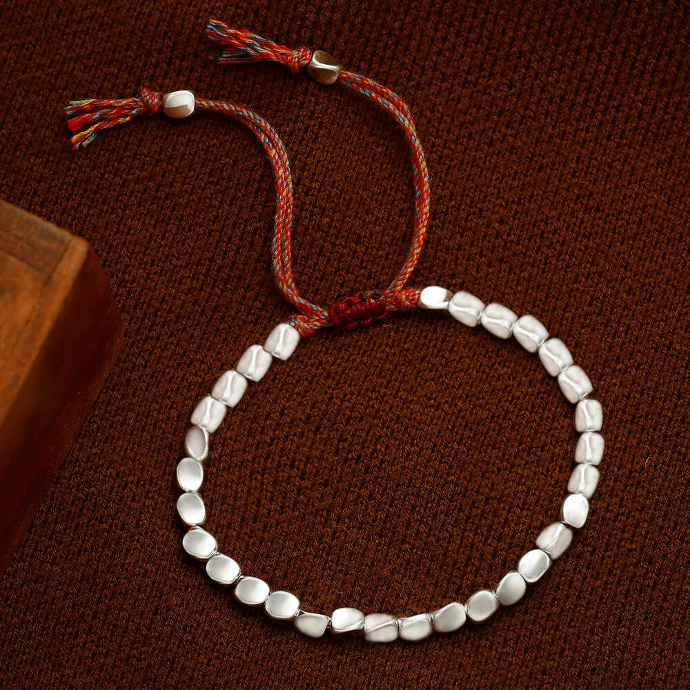 Tibetan Copper Beads Bracelet – Handmade Spiritual Jewelry for Healing, Strength & Protection