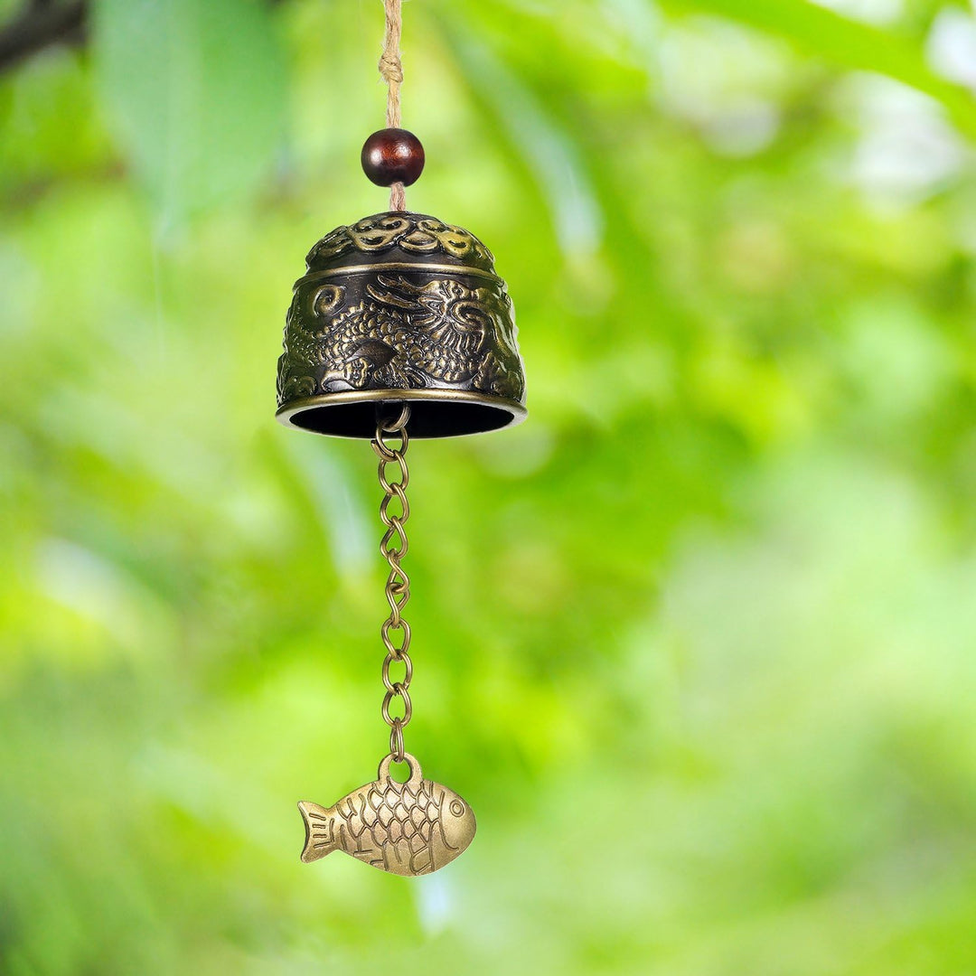 Feng Shui Dragon Wind Chimes – Vintage Good Luck Blessing Bells