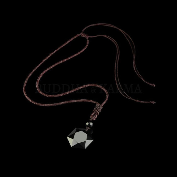 Black Obsidian Talisman – Necklace for Protection & Energy Clearing
